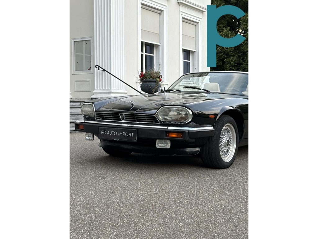Jaguar XJ XJS V12 convertible 5.3L EU Auto Pionolak zwart beige leder